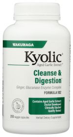 KYOLIC: Formula 102 Candida Cleanse And Digestion, 200 Vegetarian Capsules