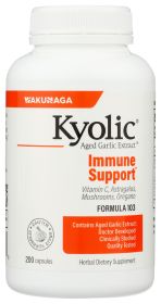KYOLIC: Aged Garlic Extract Immune Formula 103, 200 Capsules
