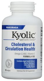 KYOLIC: Aged Garlic Extract Omega 3 Cholesterol & Circulation, 90 Softgels
