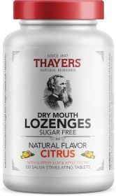 THAYER: Dry Mouth Lozenges Citrus, 100 tb