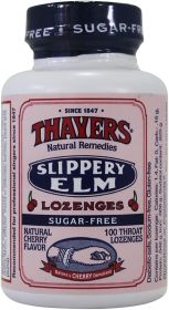 THAYER: Elm Lozenges Sugar Free Cherry, 100 tb