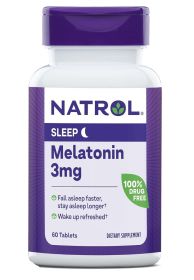 NATROL: Melatonin Bogo 3 MG 60 + 60. 120 pc