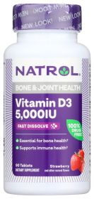 NATROL: Vitamin D3 5000 iu, 90 tb
