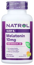 NATROL: Melatonin Maximum Strength 10mg, 100 tb