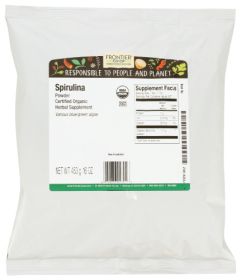 FRONTIER HERB: Organic Spirulina Powder, 16 oz