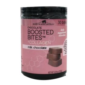 BROOKLYN BORN CHOCOLATE: Collagen Milk Chocolate Bites, 5.29 oz