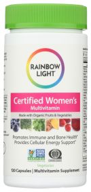 RAINBOW LIGHT: Certified Organics Women's Multivitamin, 120 vc