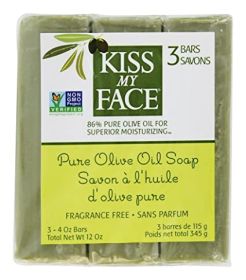 KISS MY FACE: Soap Bar 3Pk Pure Olvo, 12 oz