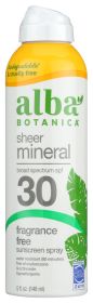 ALBA BOTANICA: Sensitive Mineral Sunscreen SPF 33, 6 oz