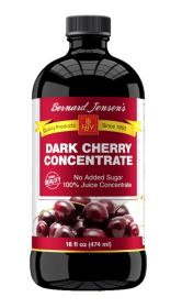 BERNARD JENSENS: Dark Cherry Juice Concentrate, 16 oz