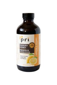 PRI: Cough Elixir Lemon Manuka Honey, 8 oz