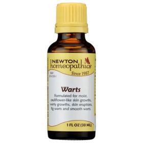 NEWTON HOMEOPATHICS: Warts Moles Skin Tags, 1 oz