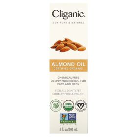 CLIGANIC: Organic Almond Oil, 8 oz