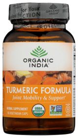 ORGANIC INDIA: Turmeric Formula, 90 veggie caps