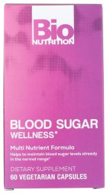 BIO NUTRITION: Blood Sugar Wellness, 60 vegetarian capsules