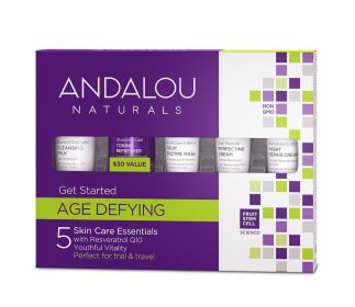 ANDALOU NATURALS: Get Started Age Defying Skin Care Essentials, 5 Piece Kit