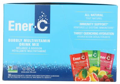 ENER LIFE: Tangerine and Grapefruit Multivitamin Drink Mix, 30 pc