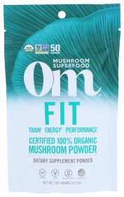 OM ORGANIC MUSHROOM NUTRITION: Om Fit Mushroom Superfood Powder, 100 gm