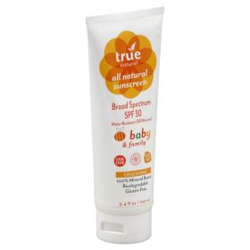 TRUE NATURAL: Sunscreen Baby Spf30, 3.4 fo