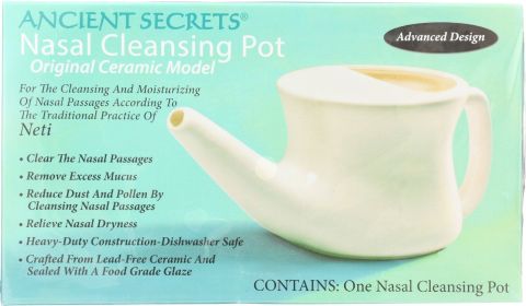 ANCIENT SECRETS: Nasal Cleansing Pot, 1 ea