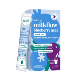 UPSPRING: Milkflow Electrolytes Drink Mix Blueberry Acai 16Packets, 5.64 oz