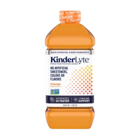 KINDERLYTE: Oral Electrolyte Solution Orange, 33.8 fo