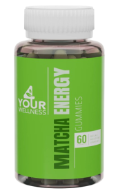 4 YOUR WELLNESS: Matcha Energy Gummies, 60 pc