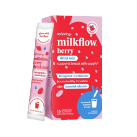 UPSPRING: Milkflow Electrolytes Drink Mix Berry 16Packets, 5.64 oz