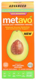METAVO: Advanced Glucose Metabolism Support With Berberine, 90 vc
