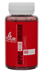 4 YOUR WELLNESS: Apple Cider Vinegar Gummies, 60 pc