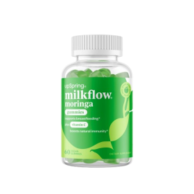 UPSPRING: Milkflow Moringa Lactation Gummies Green Apple Flavor, 60 ea