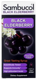 SAMBUCOL: Black Elderberry Syrup Large, 7.8 oz