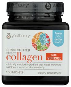 YOUTHEORY: Concentrated Effect Collagen with Verisol, 150 tb