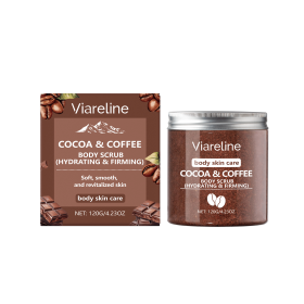 Viareline Coffee-Flavored Sea Salt Scrub Cleansing Smooth Moisturizing Moisturizing Skin Scrub