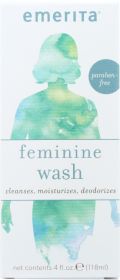 EMERITA: Cleansing and Moisturizing Feminine Wash, 4 oz