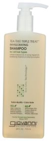 GIOVANNI COSMETICS: Tea Tree Triple Treat Invigorating Shampoo, 24 oz