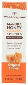 WEDDERSPOON: Propolis and Manuka Honey Throat Spray Original, 1 fo