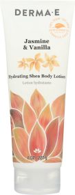 DERMA E: Jasmine and Vanilla Ultra Moisturizing Shea Body Lotion, 8 oz