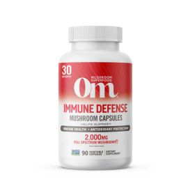 OM ORGANIC MUSHROOM NUTRITION: Capsule Immune Defense, 90 vc