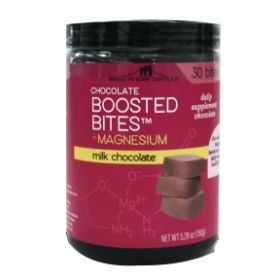 BROOKLYN BORN CHOCOLATE: Magnesium Milk Chocolate Bites, 5.29 oz