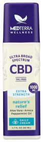 MEDTERRA: Natures Relief CBD Cream 1000 Mg, 1.7 oz
