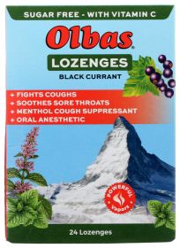 OLBAS: Lozenges Black Currant, 24 pc
