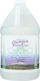 GEORGES: Aloe Vera Distilled Liquid, 128 oz