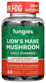 FUNGIES: Lions Mane Mushroom Gummies, 60 pc
