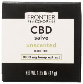 FRONTIER COOP: Salve Cbd Unscentd 1000Mg, 1.65 oz