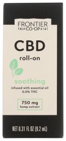 FRONTIER COOP: Roll On Cbd Soothng 750Mg, 0.31 oz