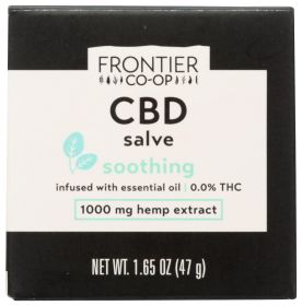 FRONTIER COOP: Salve Cbd Soothing 1000Mg, 1.65 oz