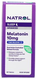 NATROL: Sleep Advanced Melatonin 10mg Time Release, 60 tb