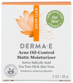 DERMA E: Acne Oil Control Matte Moisturizer, 2 oz