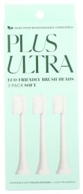 PLUS ULTRA: Electric Toothbrush Replacement Heads, 3 ea